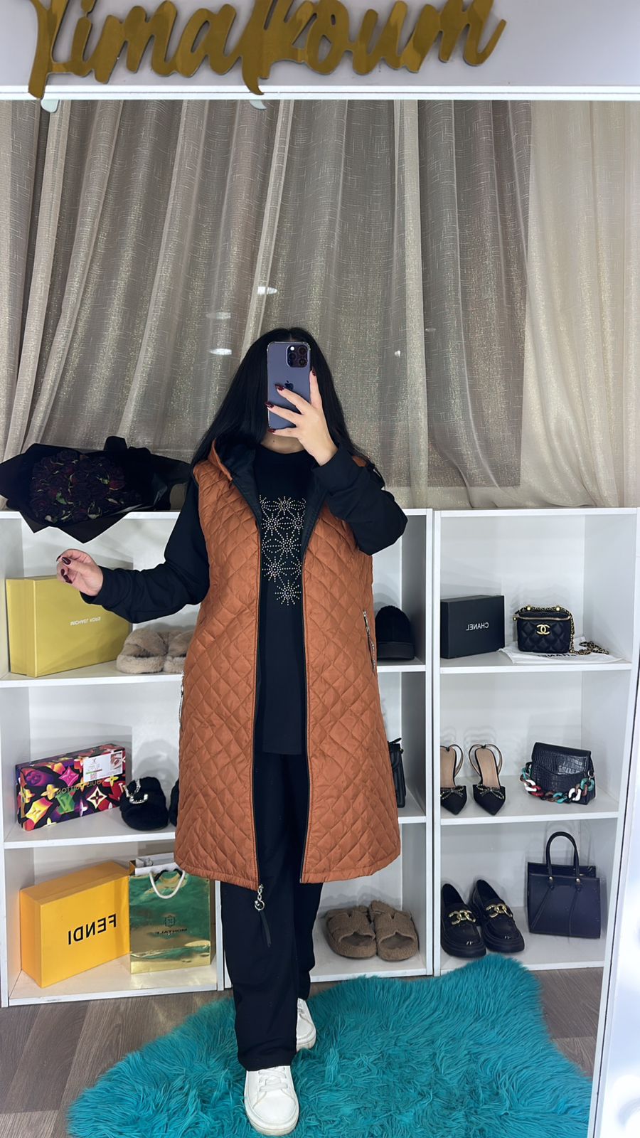 سيرفيط من ثلاث قطع مع جيلي بدون أكمام بألوان شتوية ساحرة
